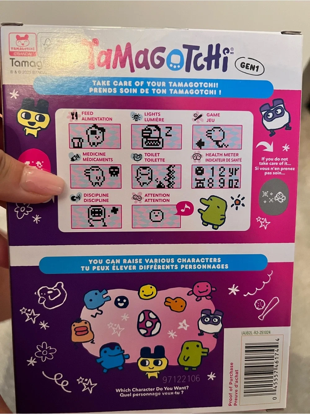 Bandai Tamagotchi Gen 1 Electronic Digital Pet